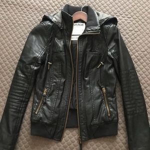 Leather jacket
